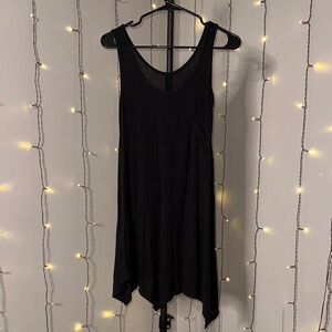 Source Unknown Black Asymmetrical Dress
